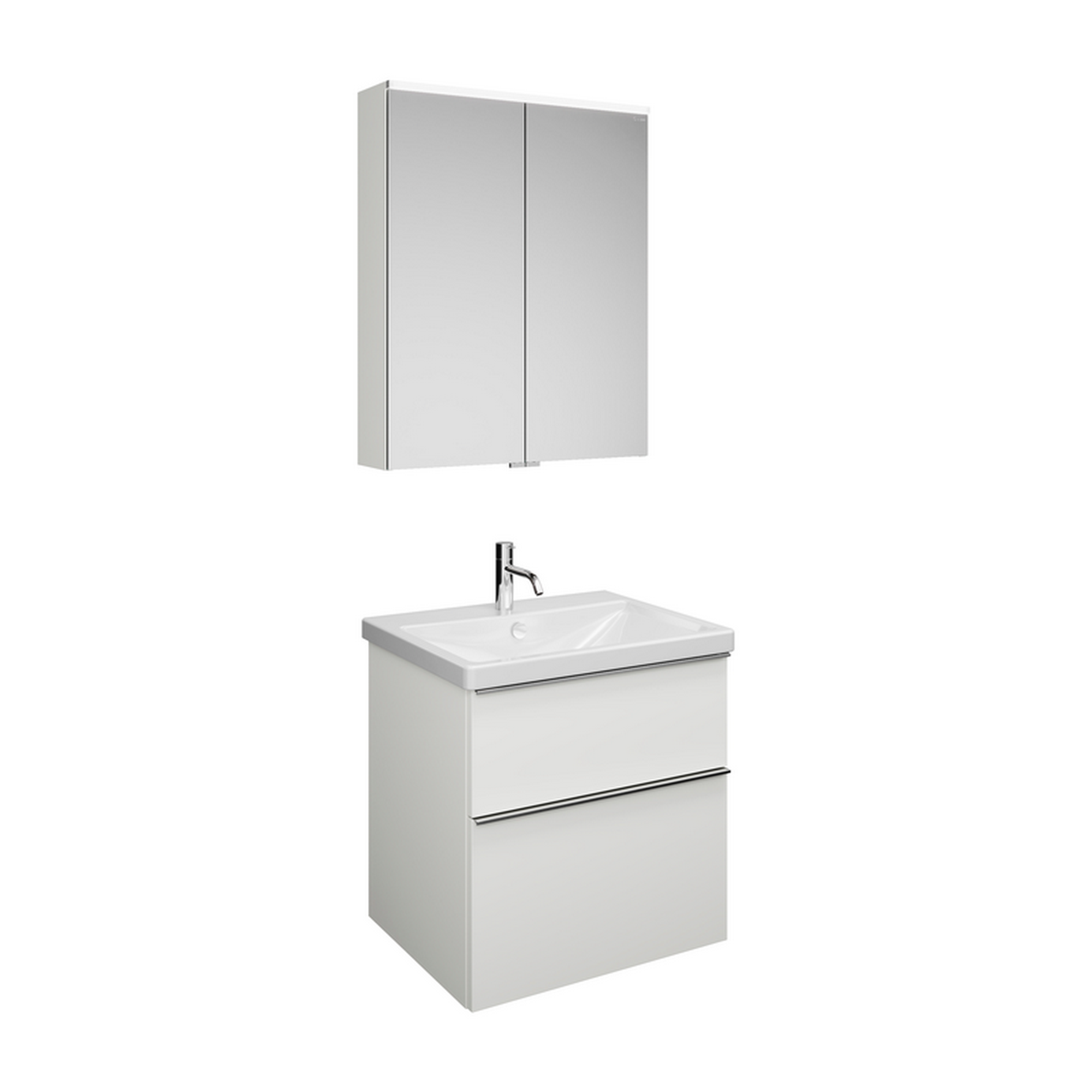 Badmöbelset '650' weiß 3-teilig