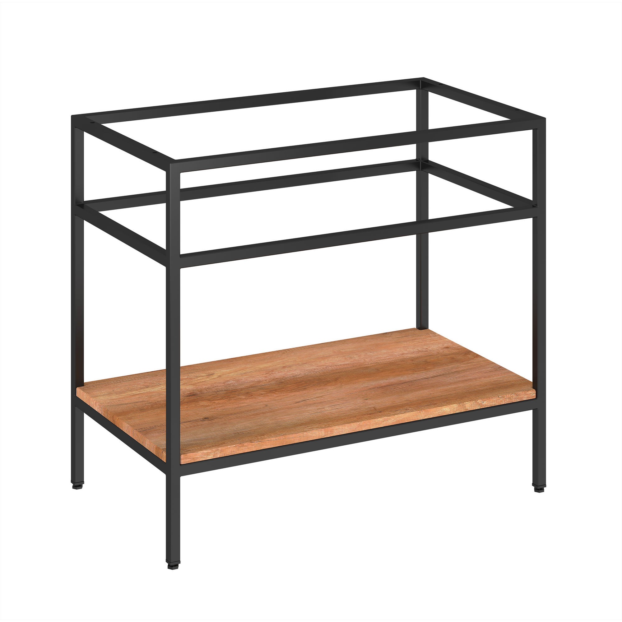Waschbeckenunterschrank 'Tree' braun, schwarz 80 x 90 x 48 cm