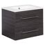 Waschbecken mit Unterschrank 'B.Perfekt' anthrazit 62 x 51 x 48 cm