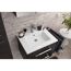 Waschbecken mit Unterschrank 'B.Perfekt' anthrazit 62 x 51 x 48 cm