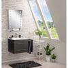 Waschbecken mit Unterschrank 'B.Perfekt' anthrazit 62 x 51 x 48 cm