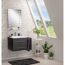 Waschbecken mit Unterschrank 'B.Perfekt' anthrazit 62 x 51 x 48 cm