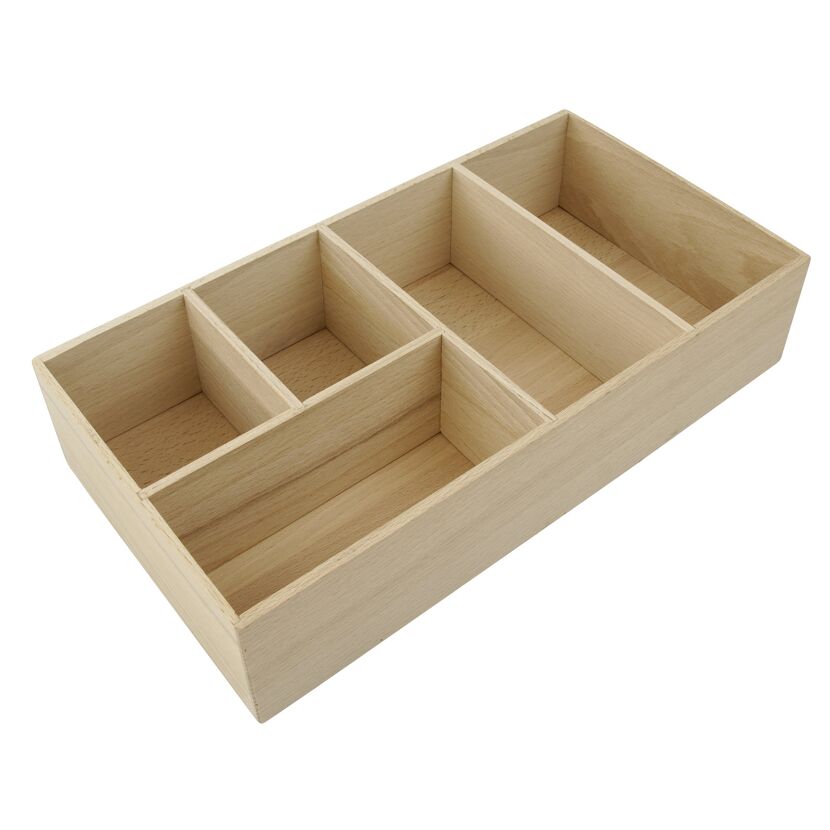 Schubladenbox aus Buchenholz