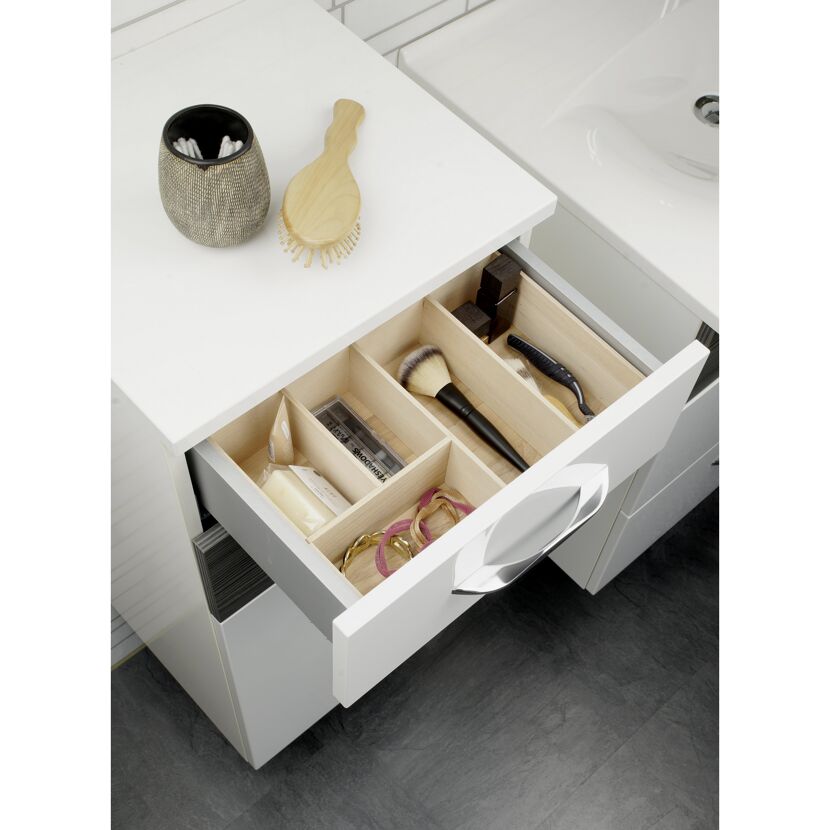 Schubladen-Box aus Buchenholz, 17 x 7 x 32 cm