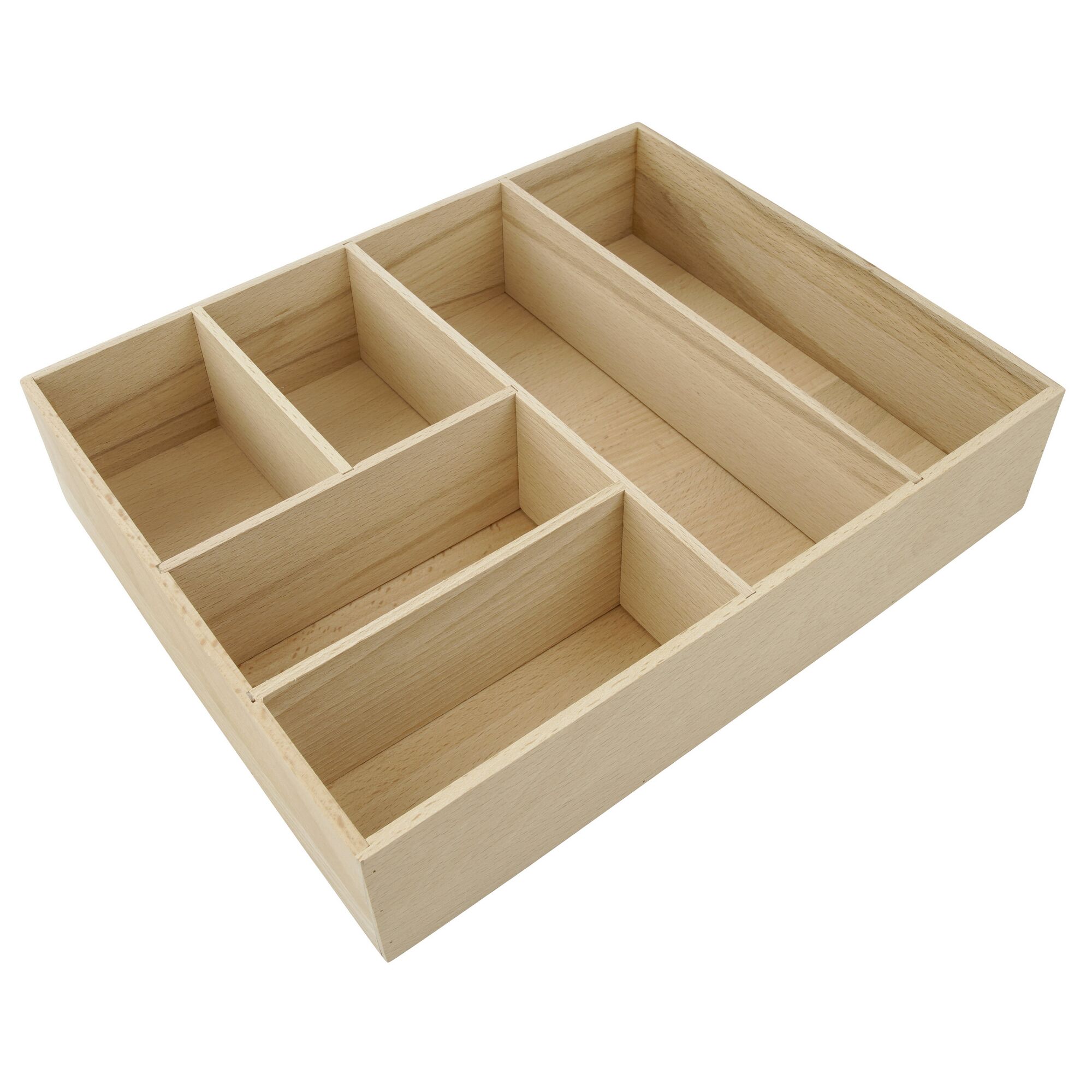 Leere Schubladenbox aus Holz