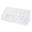 Leerer durchsichtiger Make-up Organizer