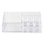 Leerer transparenter Make-up-Organizer