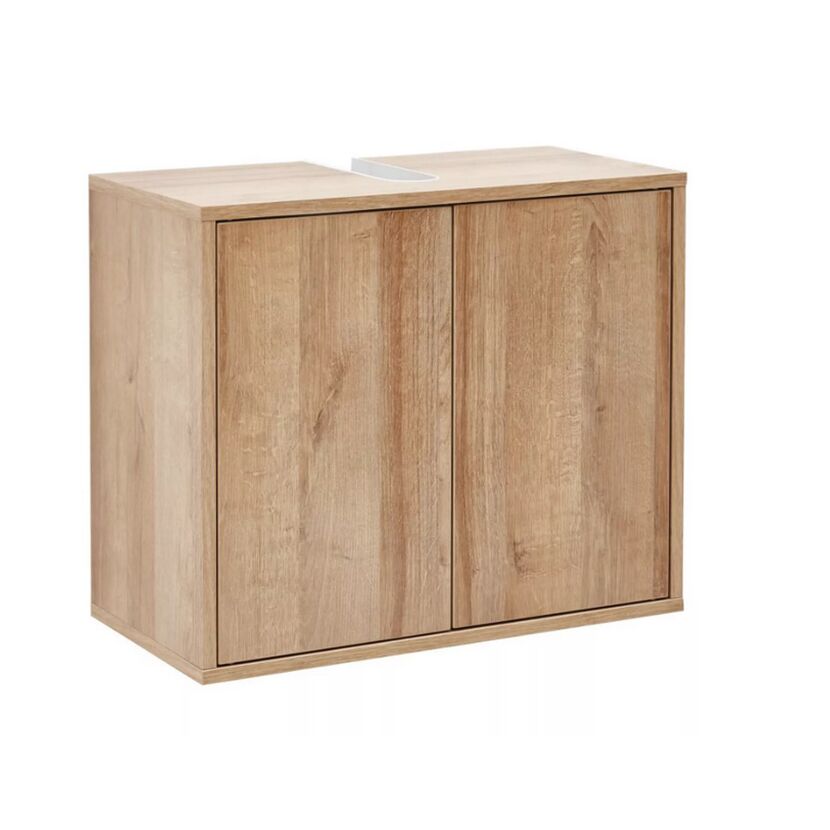 Waschbeckenunterschrank 'Finn' braun matt 60 x 50 x 30,5 cm