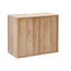 Waschbeckenunterschrank 'Finn' braun matt 60 x 50 x 30,5 cm