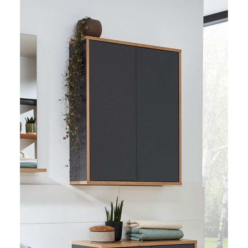 Hängeschrank 'Finn' anthrazit matt 60 x 75 x 20,5 cm