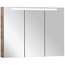 LED-Spiegelschrank 'A-Vero' braun 105 x 79,5 x 15,7 cm