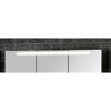 Weißer Spiegelschrank mit LED-Beleuchtung