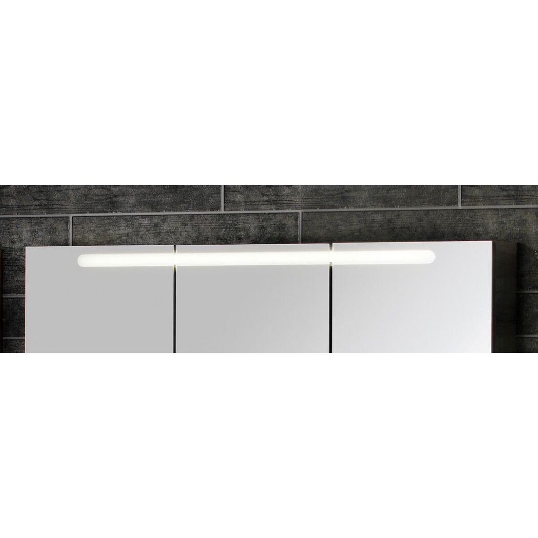 Weißer Spiegelschrank mit LED-Beleuchtung