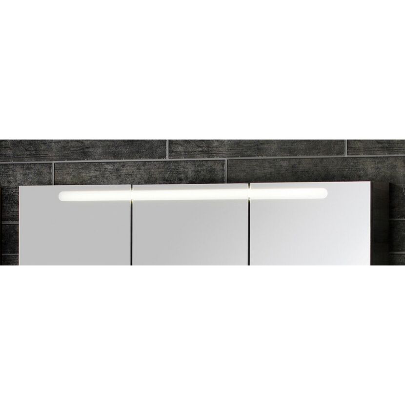 Weißer Spiegelschrank mit LED-Beleuchtung