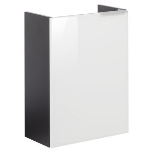 Waschtischunterschrank 'Kara Chess' anthrazit/weiß 44 x 60 x 24,5 cm rechts