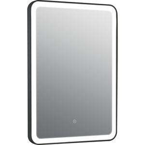 LED-Spiegel 'Aurora' silbern 50 x 70 cm