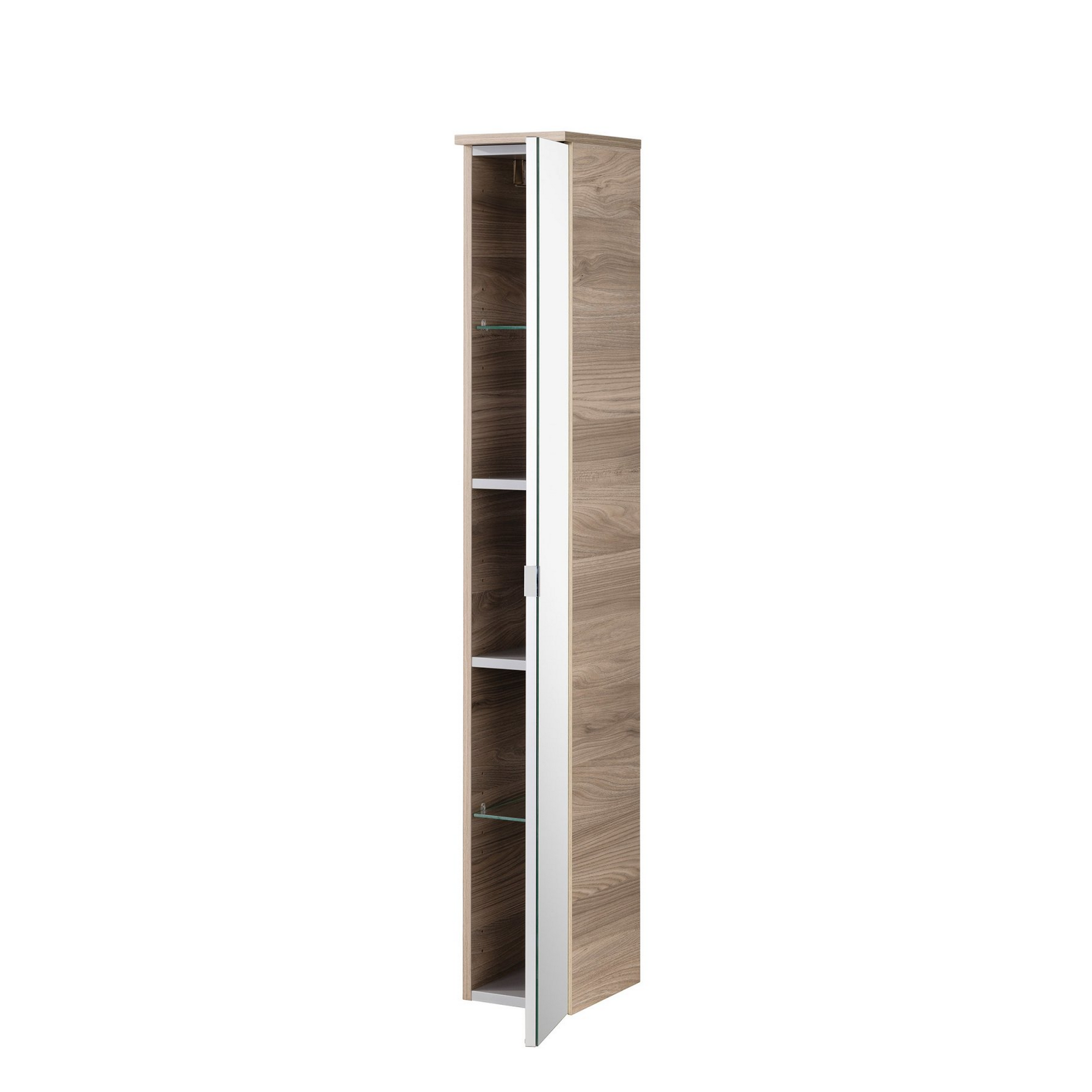 Hochschrank 'Luxor ' braun 20,5 x 140 x 26,5 cm rechts