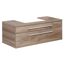 Waschbeckenunterschrank 'Stanford' braun foliert 110 x 41 x 50 cm