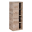 Midischrank 'Stanford' braun furniert 42 x 106 x 32 cm links