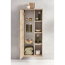 Midischrank 'Stanford' braun furniert 42 x 106 x 32 cm links