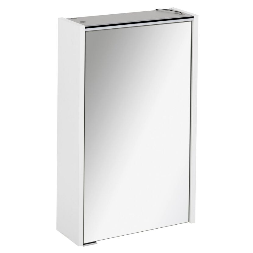 LED-Spiegelschrank 'Denver' weiß 60 x 68,5 x 16 cm
