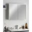 LED-Spiegelschrank 'Denver' weiß 80 x 68,5 x 16 cm