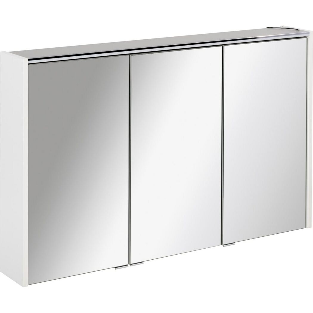LED-Spiegelschrank 'Denver' weiß 110 x 68,5 x 16 cm