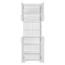 Hochschrank 'Atlanta' weiß foliert 60,5 x 200 x 32,5 cm