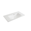 Waschbecken mit Unterschrank 'B.Clever' braun 90 x 50,8 x 46 cm