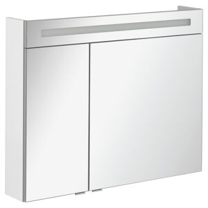 LED-Spiegelschrank 'B.Clever' weiß 90 x 70,6 x 15,8 cm