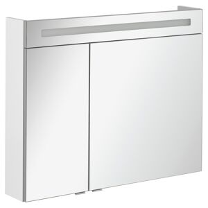 LED-Spiegelschrank 'B.Clever' weiß 90 x 70,6 x 15,8 cm