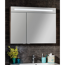 LED-Spiegelschrank 'B.Clever' braun 90 x 70,6 x 15,8 cm