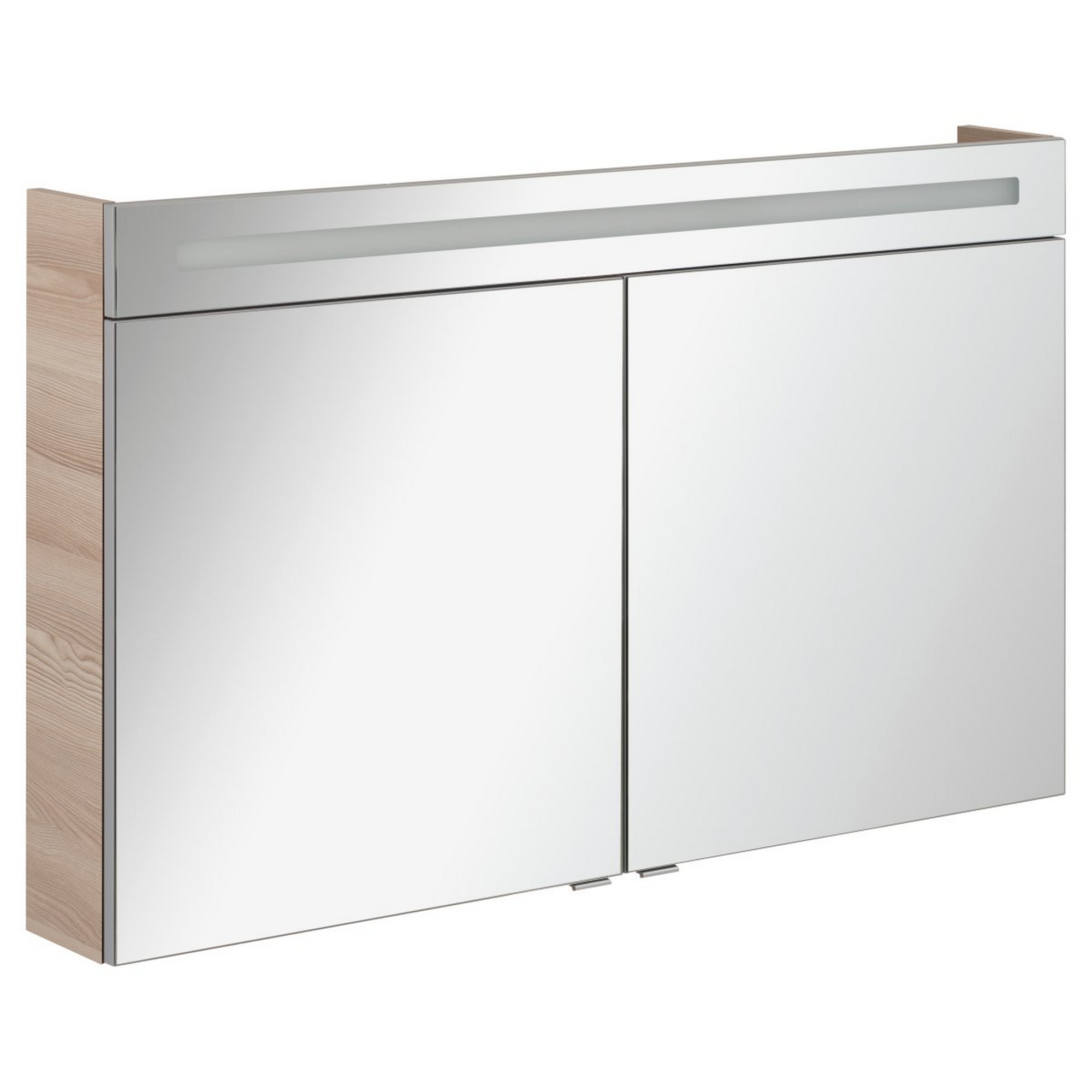 LED-Spiegelschrank 'B.Clever' alaska-esche 120 x 70,6 x 15,8 cm + product picture