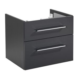 Waschbeckenunterschrank 'Hype 3.0' anthrazit foliert 60 x 51 x 49 cm