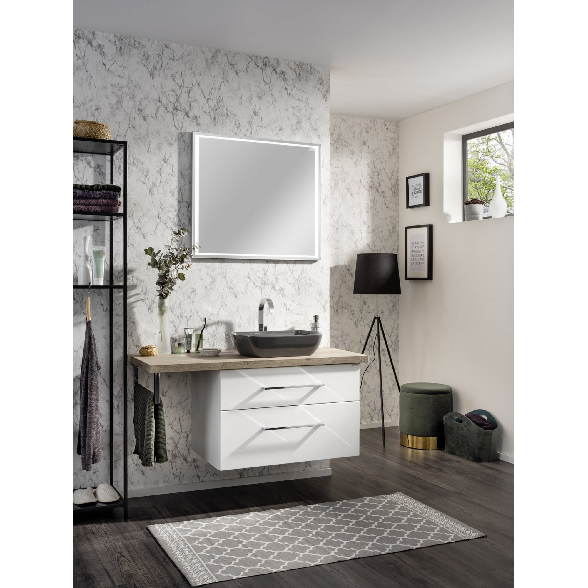 Waschtisch-Unterbau 'Hype 3.0' weiß 80 x 51 x 49 cm + product picture