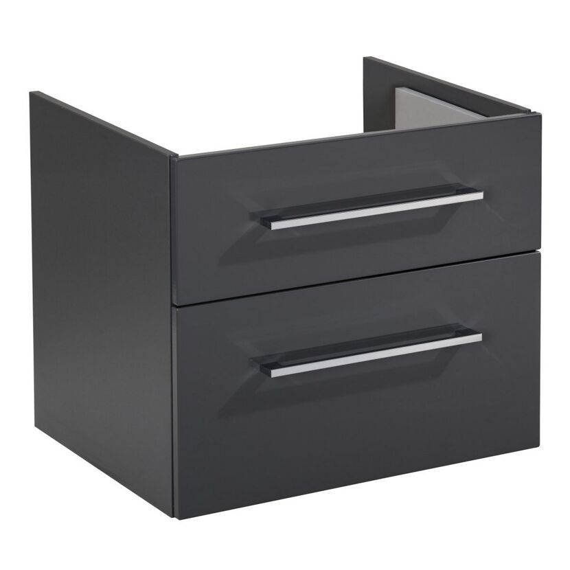 Waschbeckenunterschrank 'Hype 3.0' anthrazitfarben 60 x 51 x 49 cm