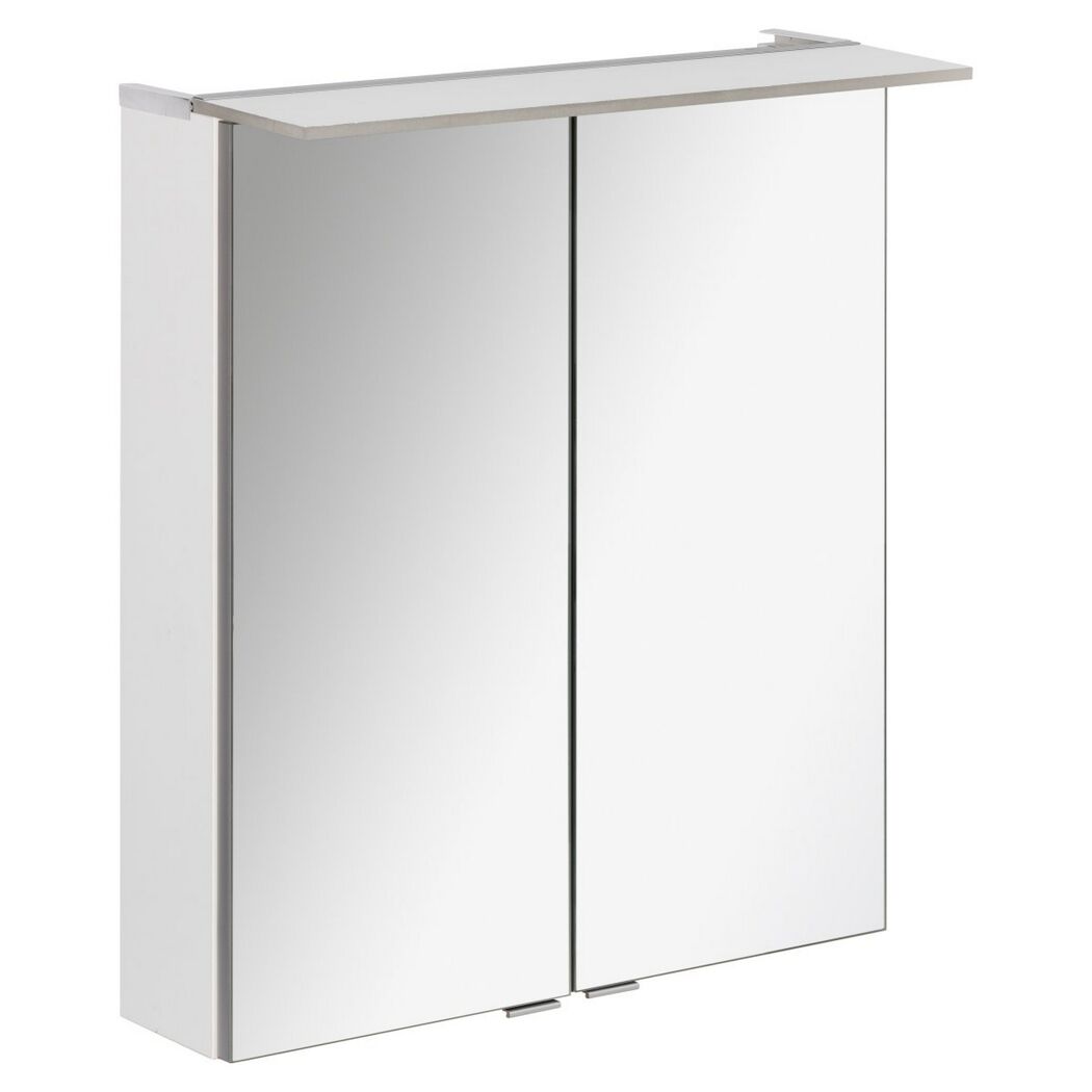 LED-Spiegelschrank 'B.Perfekt' weiß 60 x 69,4 x 15,2 cm