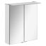 LED-Spiegelschrank 'B.Perfekt' weiß 60 x 69,4 x 15,2 cm