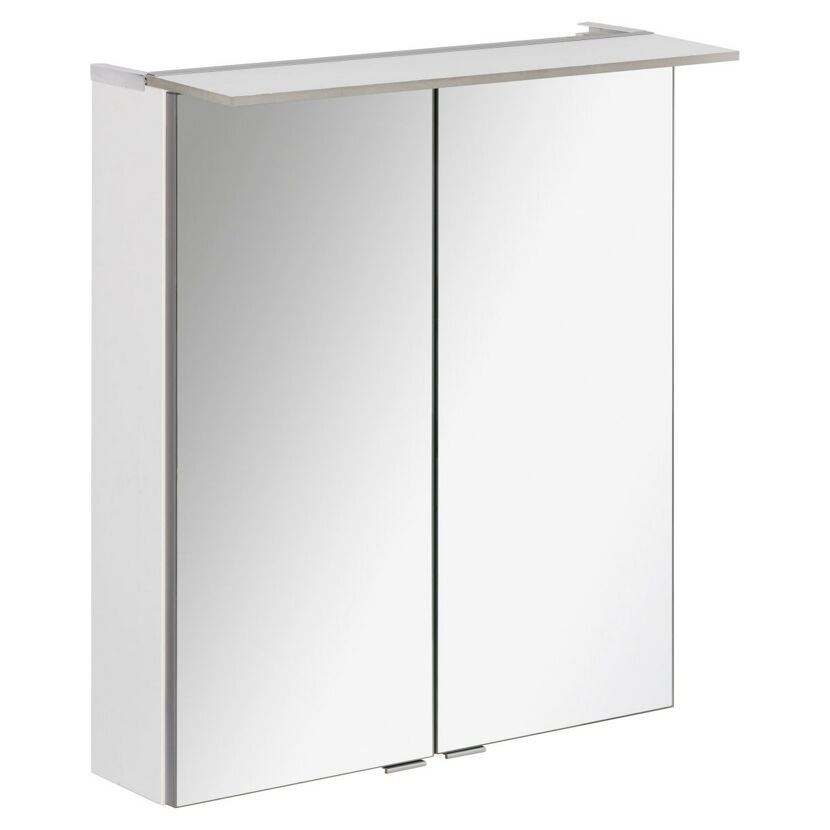 LED-Spiegelschrank 'B.Perfekt' weiß 60 x 69,4 x 15,2 cm