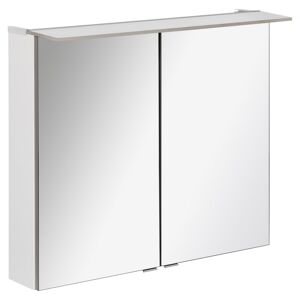 LED-Spiegelschrank 'B.Perfekt' weiß 80 x 69,4 x 15,2 cm