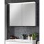 LED-Spiegelschrank 'B.Perfekt' weiß 80 x 69,4 x 15,2 cm