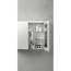 Verkleinertes Bild von LED-Spiegelschrank 'B.Perfekt' weiß 100 x 69,4 x 15,2 cm