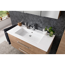 Waschbecken mit Unterschrank 'B.Perfekt' braun foliert 103 x 51 x 48 cm