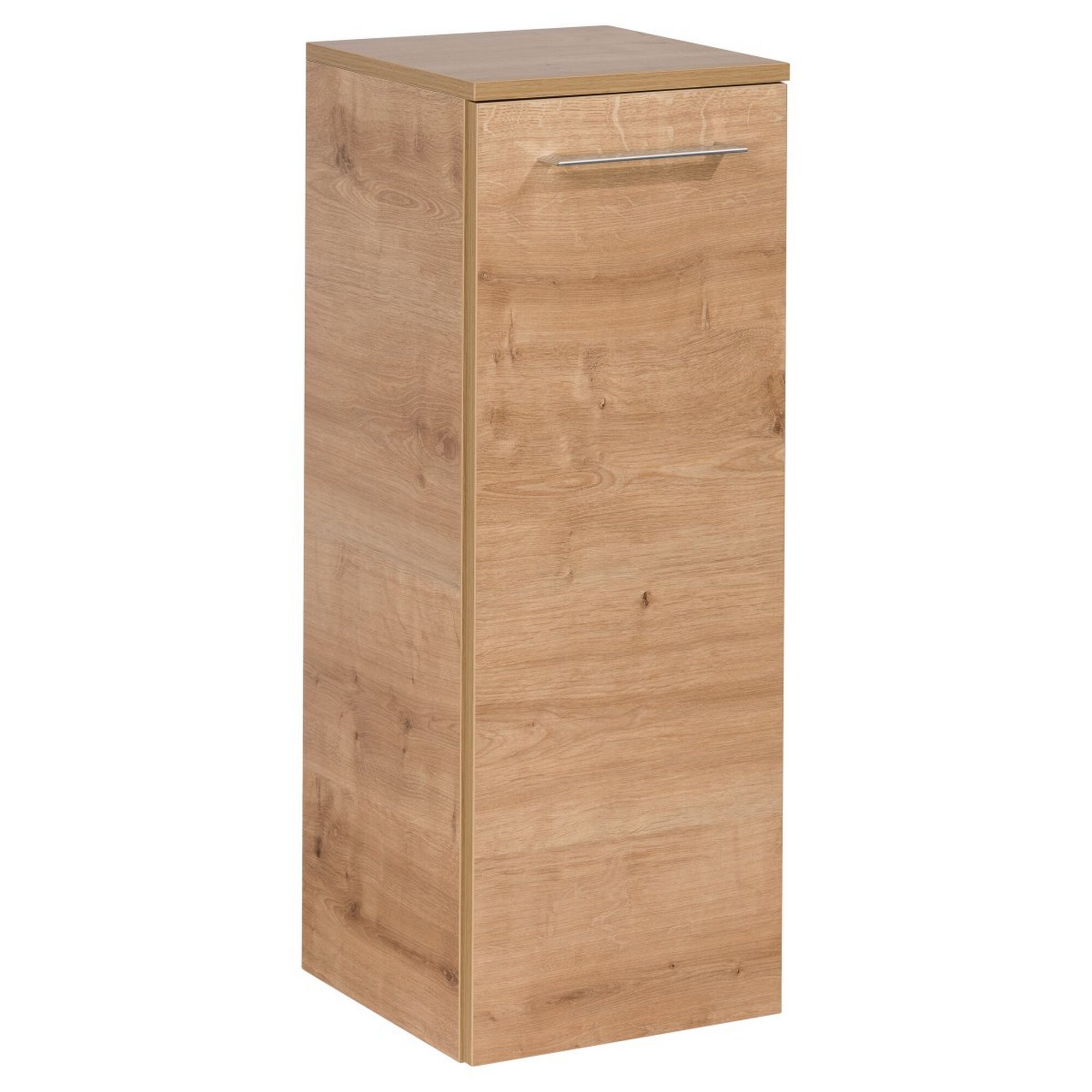 Hoher Badschrank aus Holz