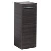 Dunkelgrauer Hochschrank mit einem Griff