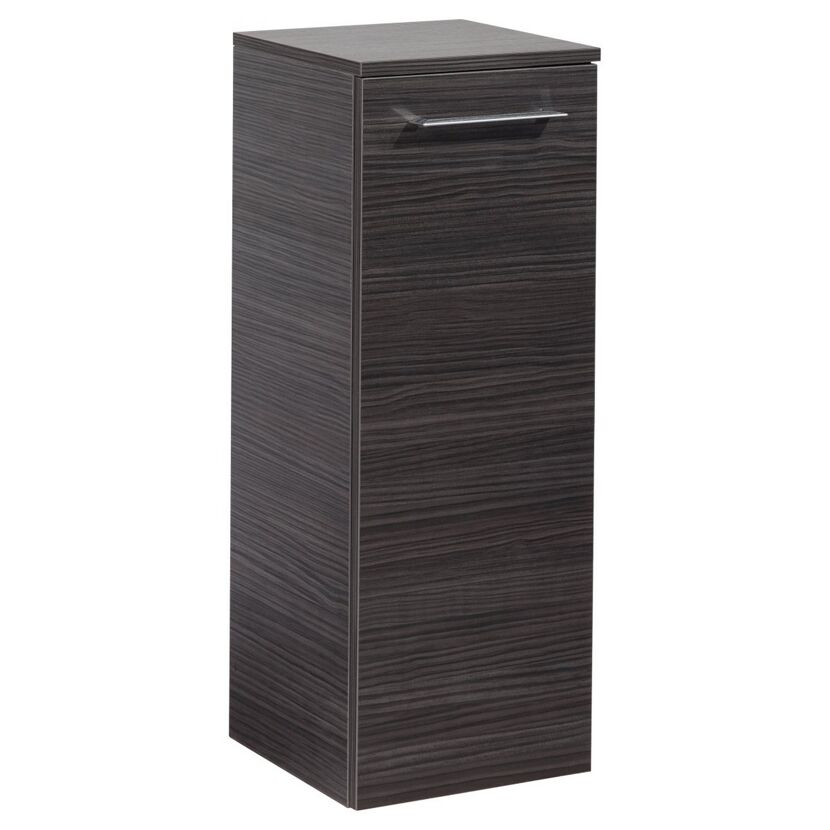 Dunkelgrauer Hochschrank mit einem Griff