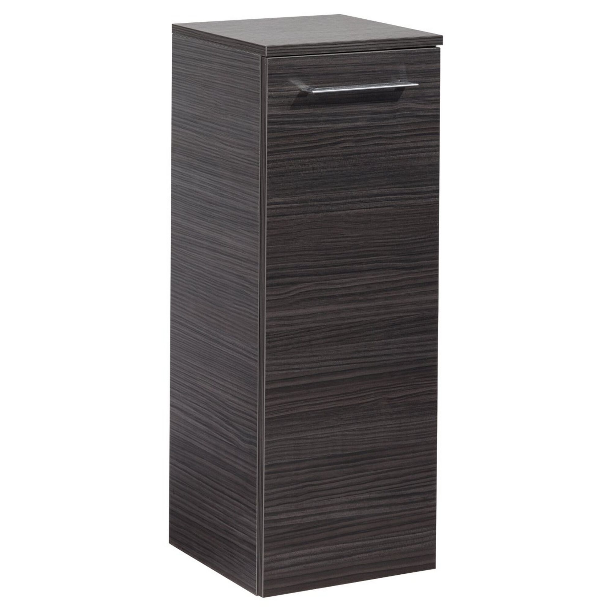 Dunkelgrauer Hochschrank mit einem Griff