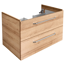 Waschbeckenunterschrank 'Milano' braun foliert 80 x 49,5 x 48 cm
