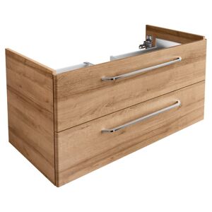 Waschbeckenunterschrank 'Milano' braun foliert 100 x 49,5 x 48 cm