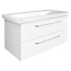 Waschbeckenunterschrank 'Milano' weiß 100 x 49,5 x 48 cm